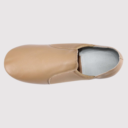 Kids Leather Slip On Jazz Dance Shoes