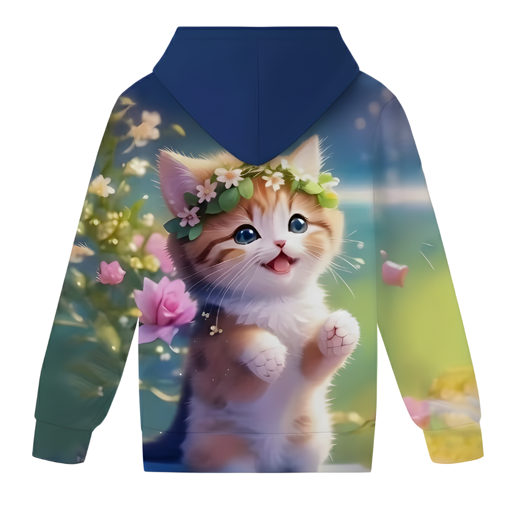 Cozy Kitten Tabby Cat Hoodies