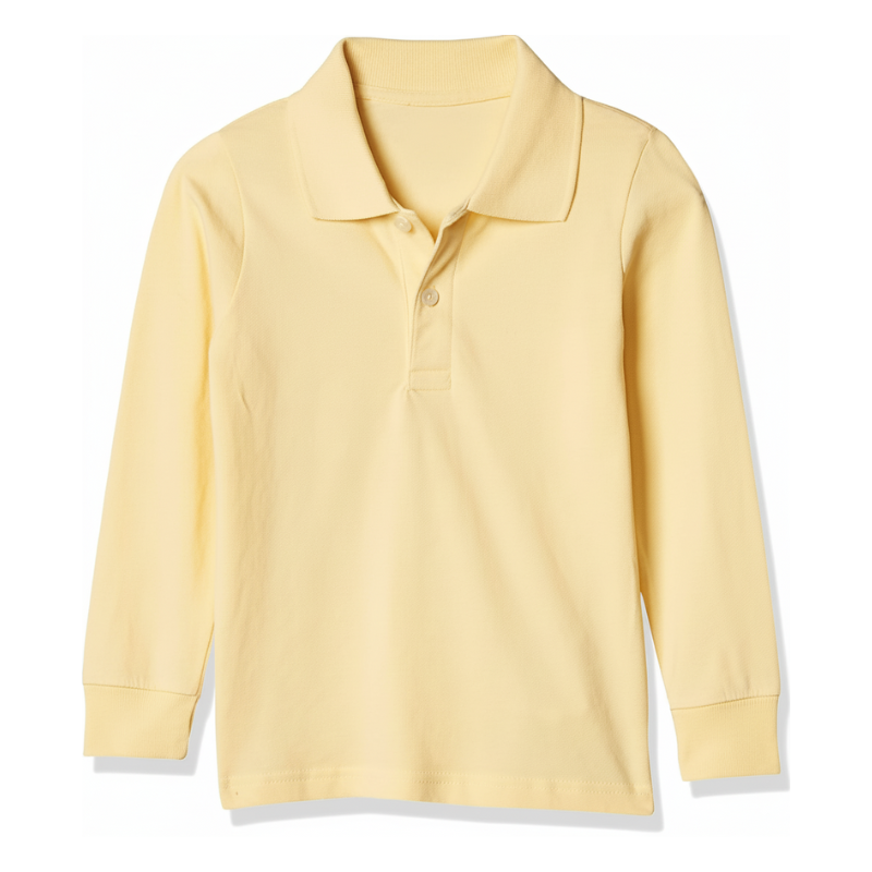 Boys Long Sleeve Pique Polo