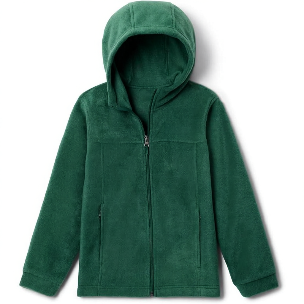 Boys Warm Fleece Hooded Jacket