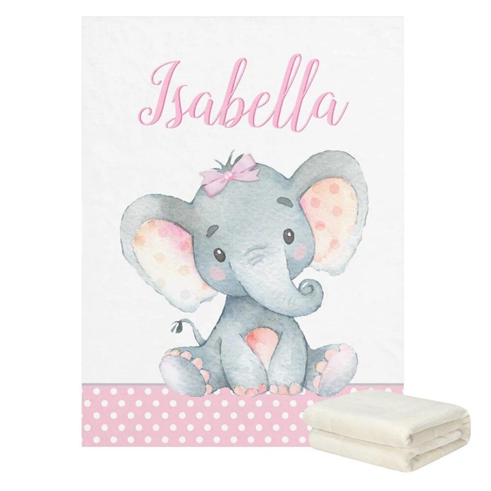Personalized Elephant Crib Set-Children Pajamas