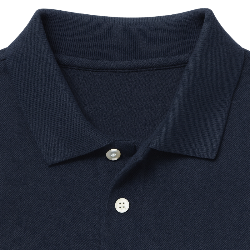 Boys Long Sleeve Pique Polo