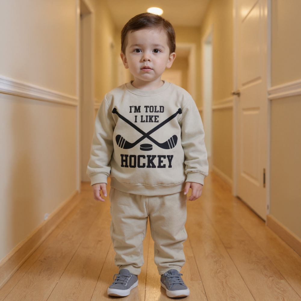 Baby Hockey Sweatsuit Set