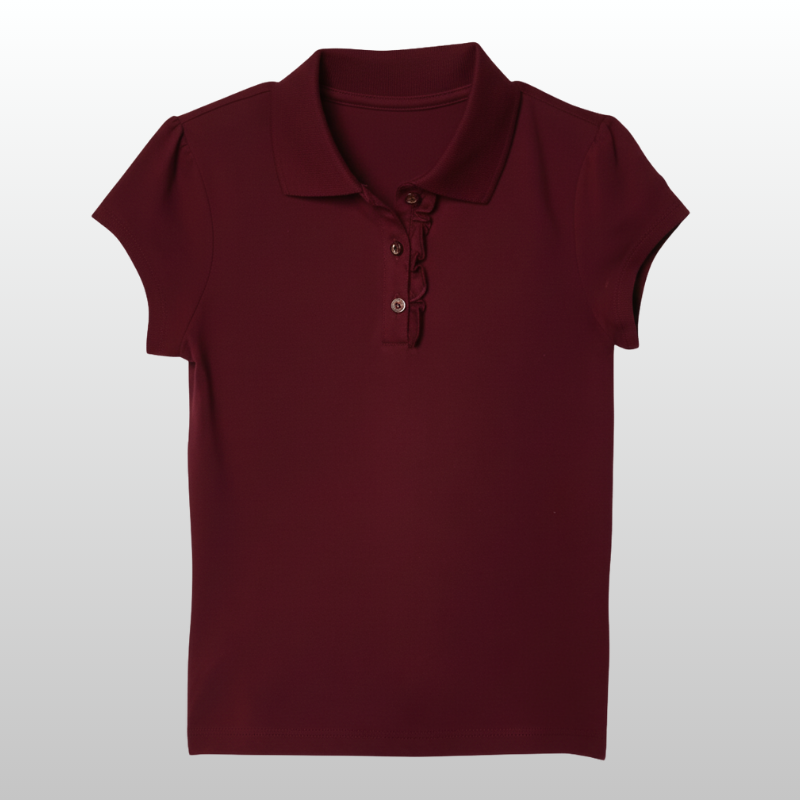 Girls Uniform Pique Polo Tshirt