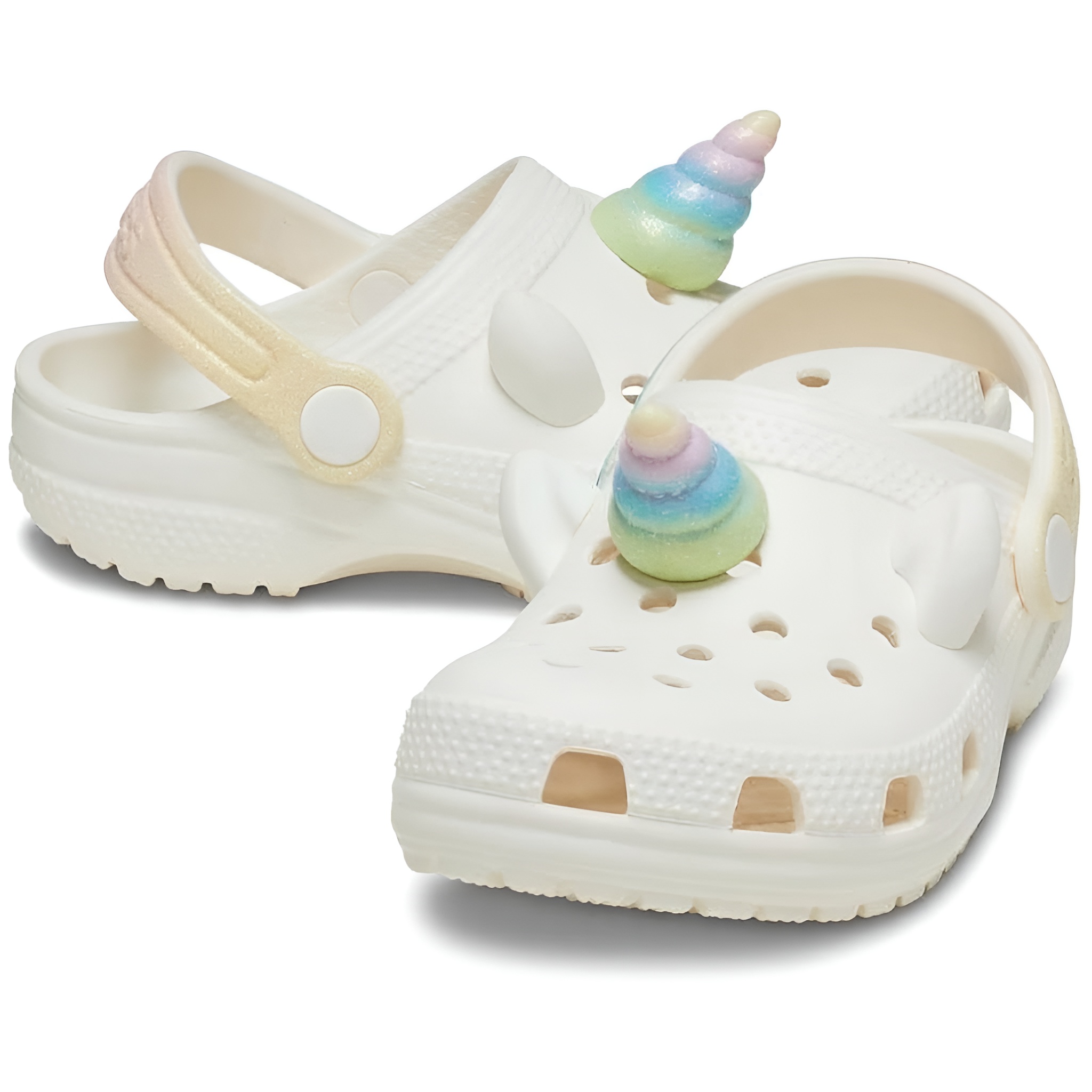 Lightweight Slip On Clogs With Unicorn Design For Kids