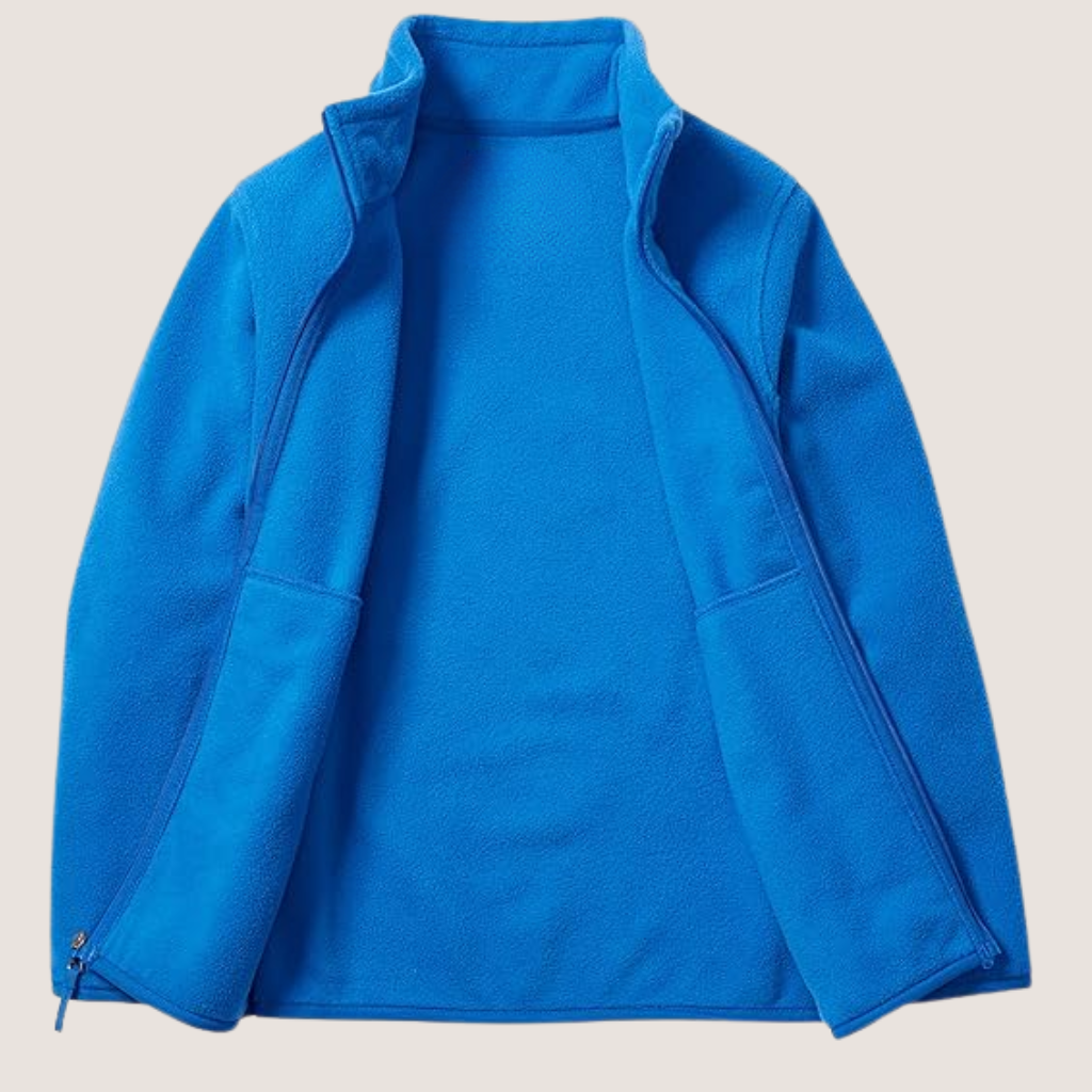 Soft Fleece Full Zip Mock Jacket