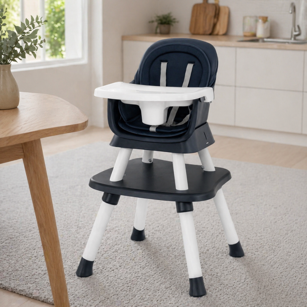 8 In 1 High Chair Double Layer Cushions Multifunctional Toddler