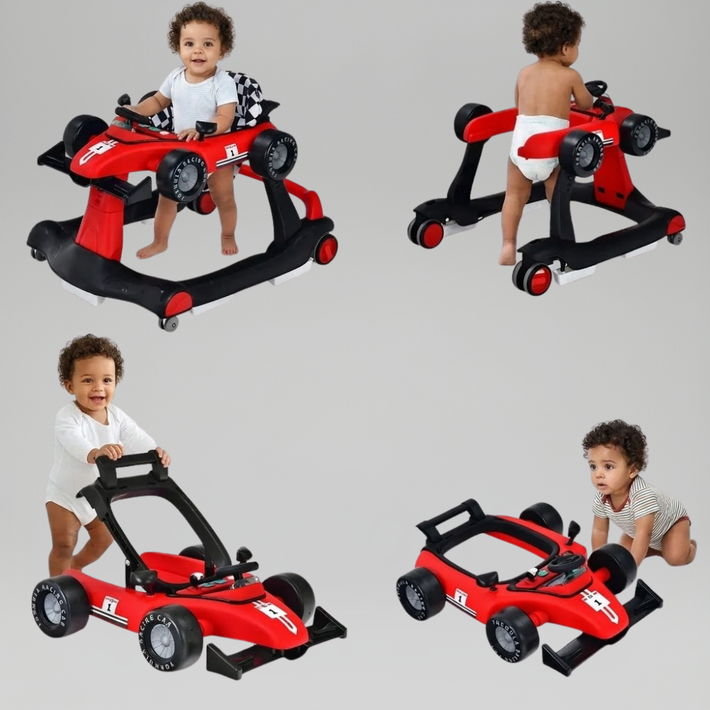 4-in-1 Foldable Adjustable Baby Activity Walker