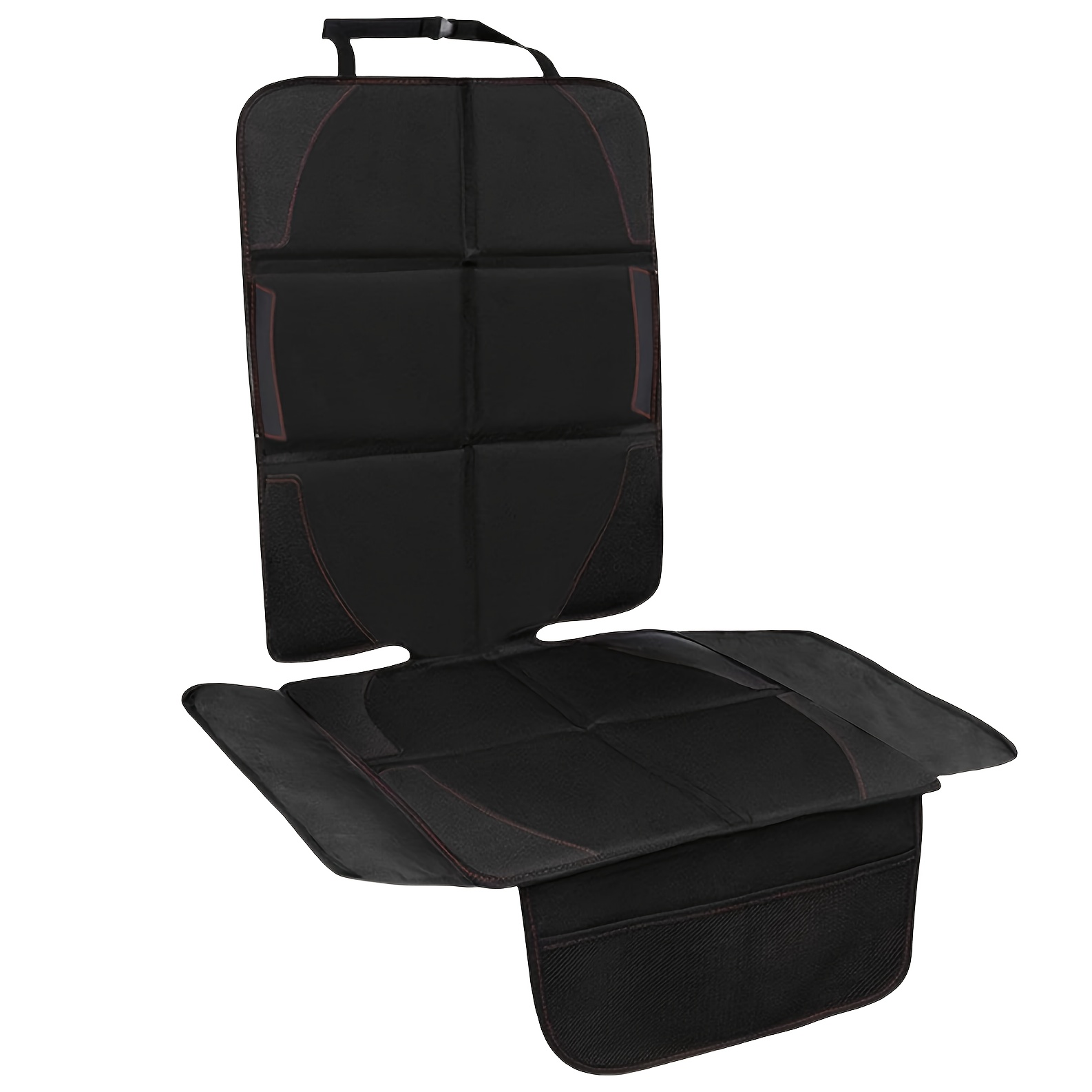  Thick Padding Car Seat Protector With Storage Pockets For Kids And Pets