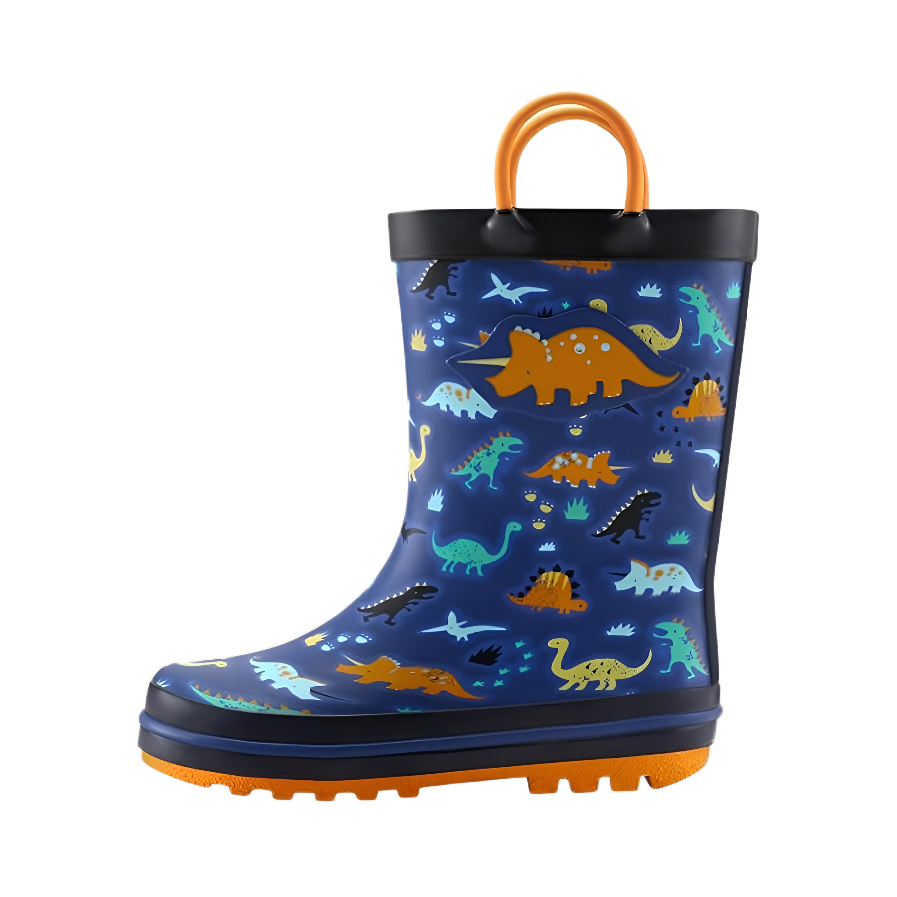 Waterproof Rubber Kids Rain Boots for Girls Boys and Toddlers