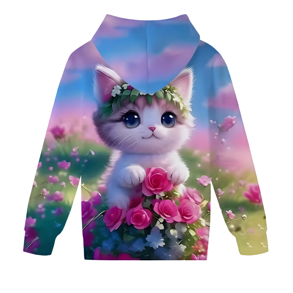 Cozy Kitten Tabby Cat Hoodies