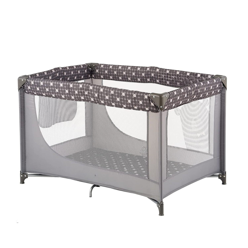 Portable Playpen Crib With Mattress Foldable Travel Playard For Babies