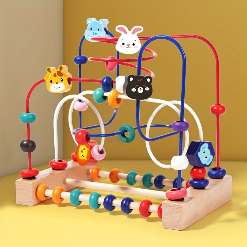 3 Line Preschool Educational Bead Puzzle Toy For Kids