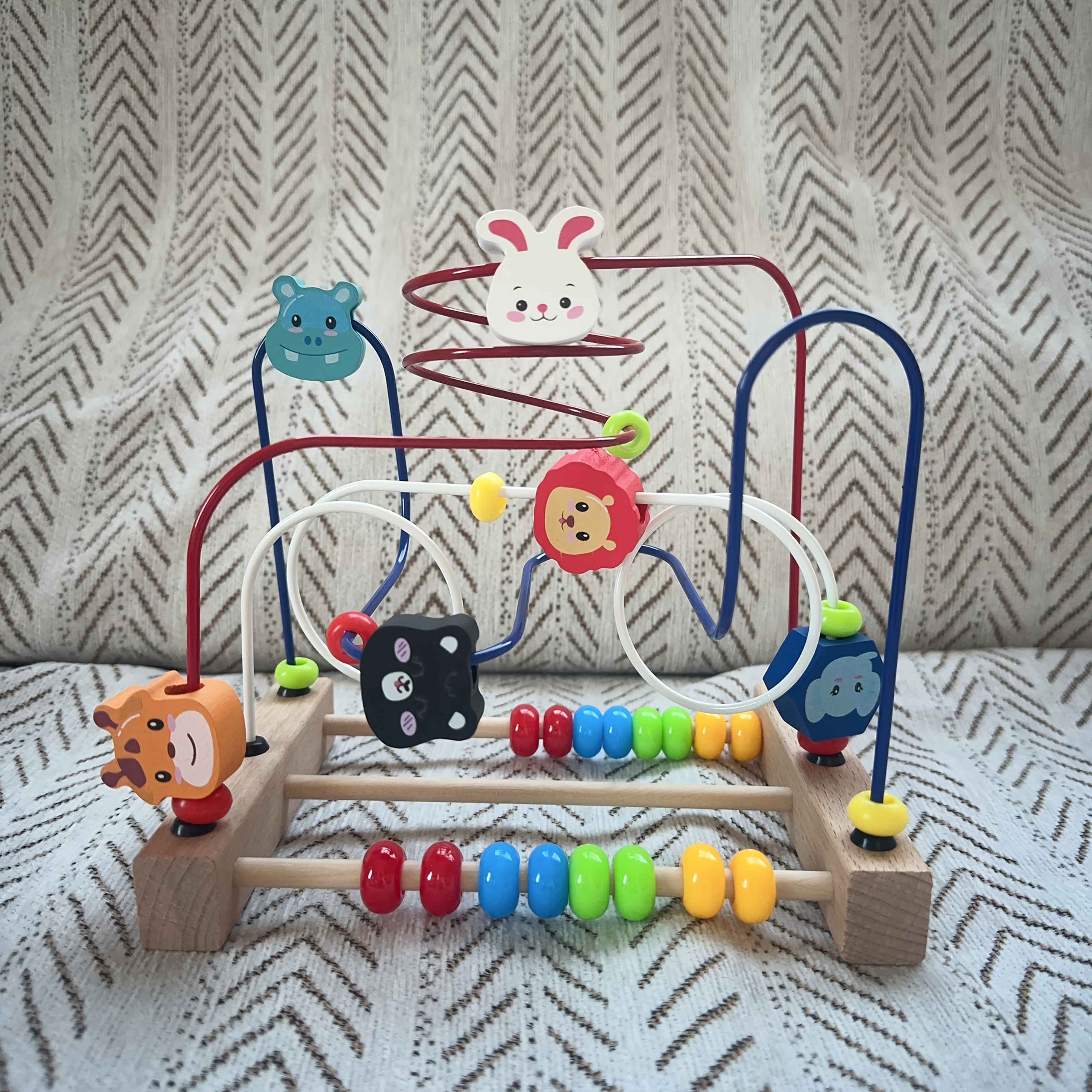 3 Line Preschool Educational Bead Puzzle Toy For Kids