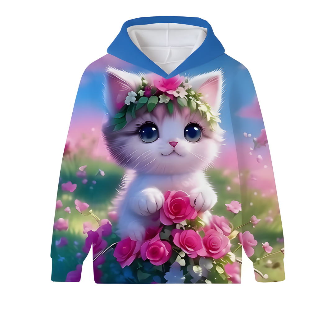 Cozy Kitten Tabby Cat Hoodies