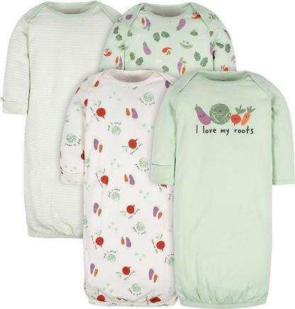 Pack Of 4 Cotton Sleepwear Gown For Baby-Children Pajamas