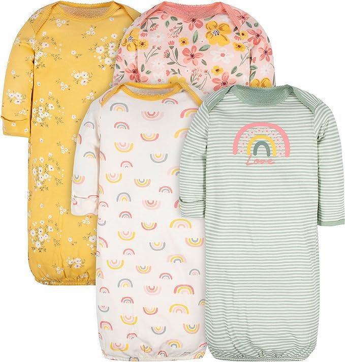 Pack Of 4 Cotton Sleepwear Gown For Baby-Children Pajamas