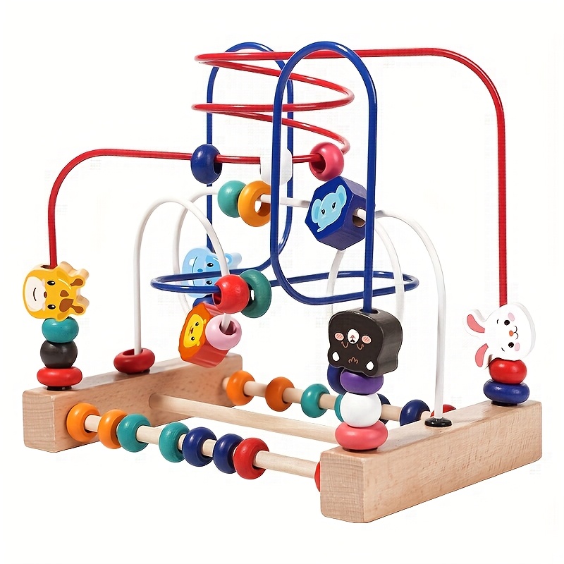 3 Line Preschool Educational Bead Puzzle Toy For Kids