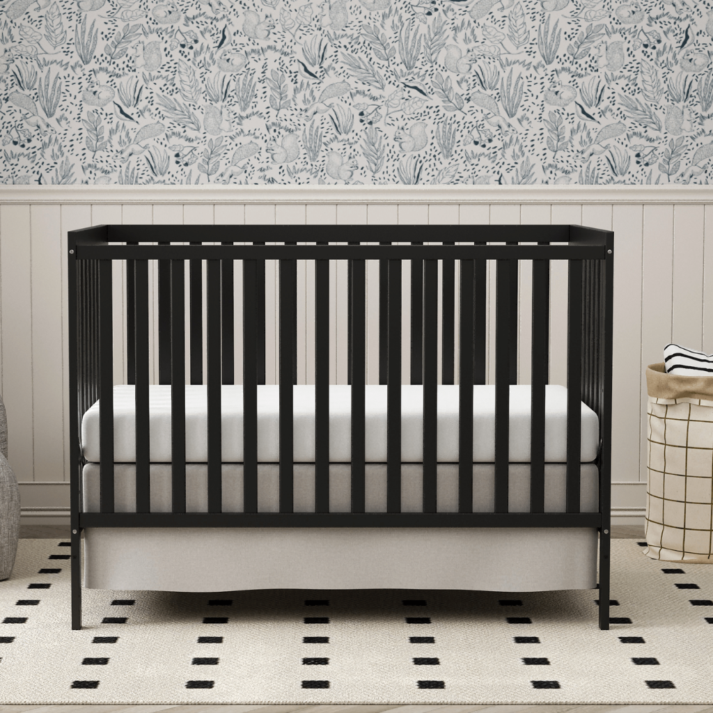 5 In 1 Convertible Toddler Bed In Natural Pinewood for Nursery