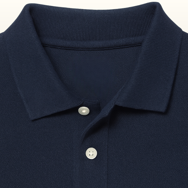 Boys Uniform Long Sleeve Pique Polo