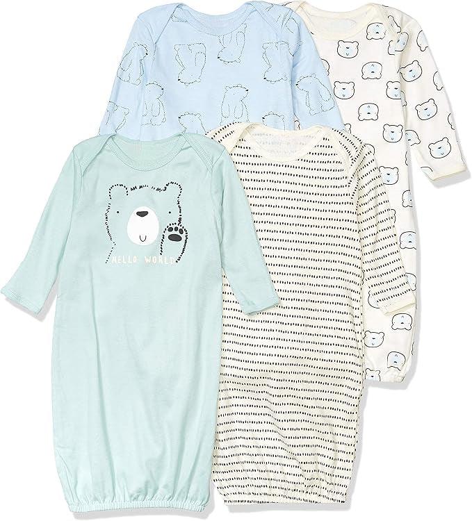 Cotton Baby Sleeper Gowns-Children Pajamas