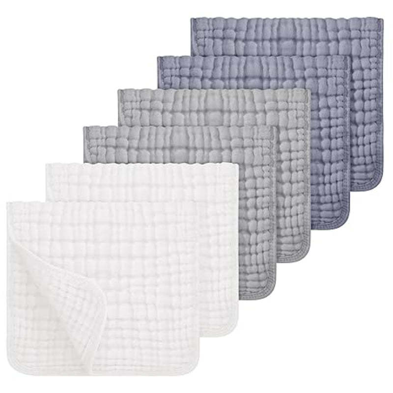 6PCS Muslin Baby Towels For Baby Care