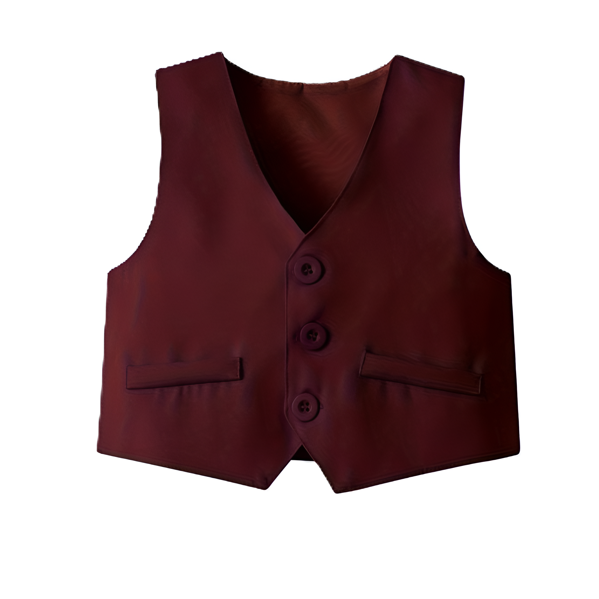 Long Sleeve Shirt With Vest And Trousers Set For Boys