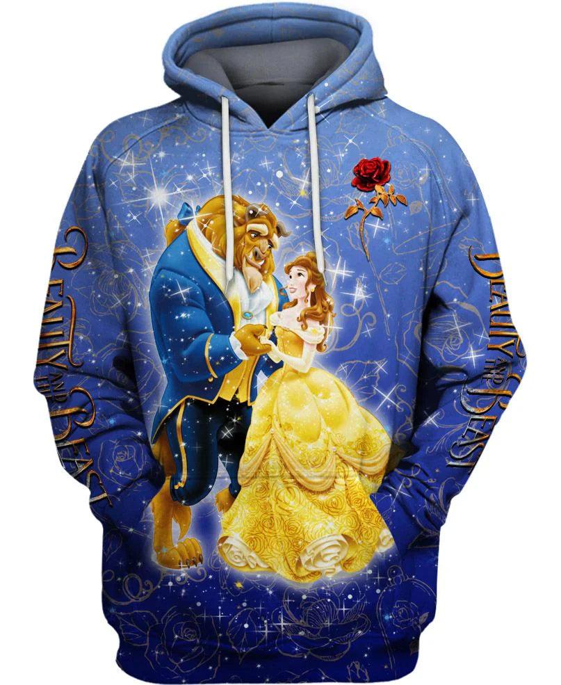 Beauty Beast Print Hoodie - Children Pajamas