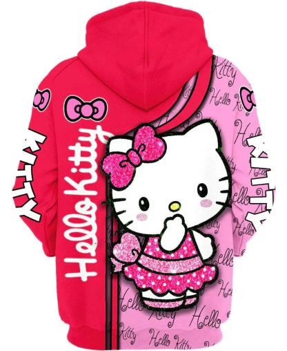Hello Kitty Print Hoodie - Children Pajamas