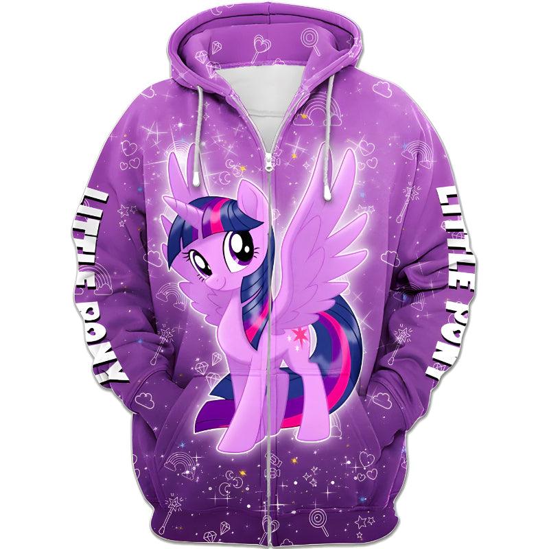 Animated Character Zip Hoodie - Comfortable and Fun Hoodie for Kids - Children Pajamas