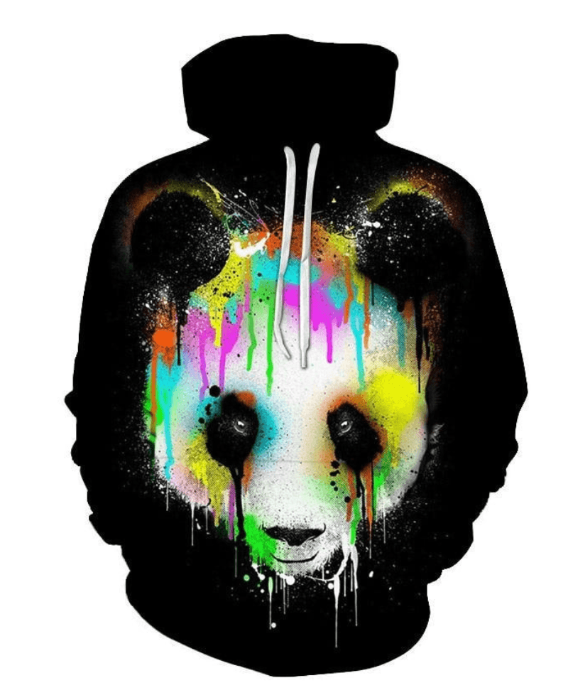 Children Panda Printed Hoodie - Children Pajamas