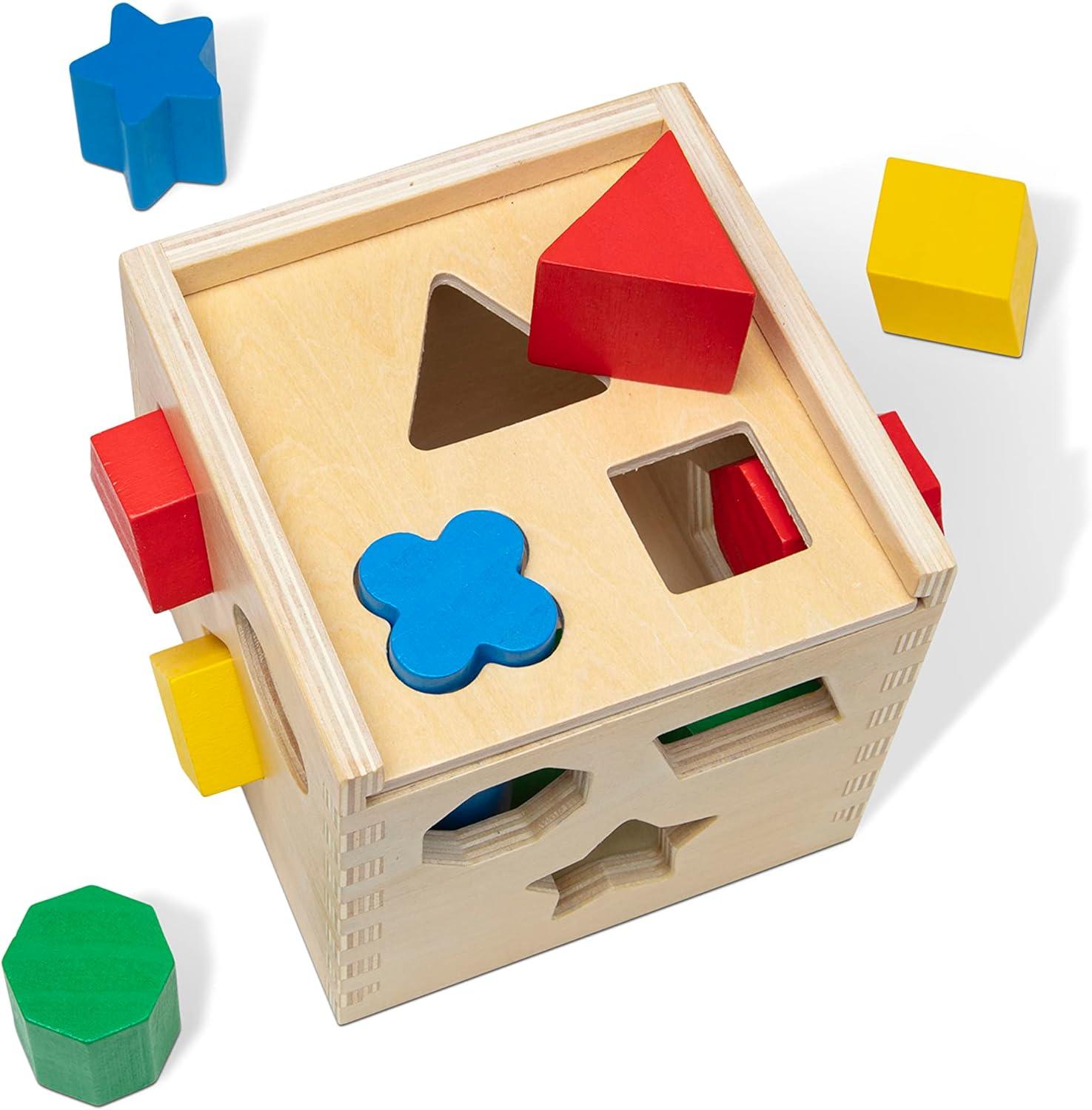 Classic Wooden Toy With 12 Shapes-Children Pajamas
