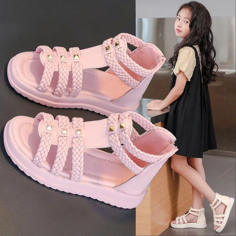 Comfy Top Roman Sandals-Children Pajamas