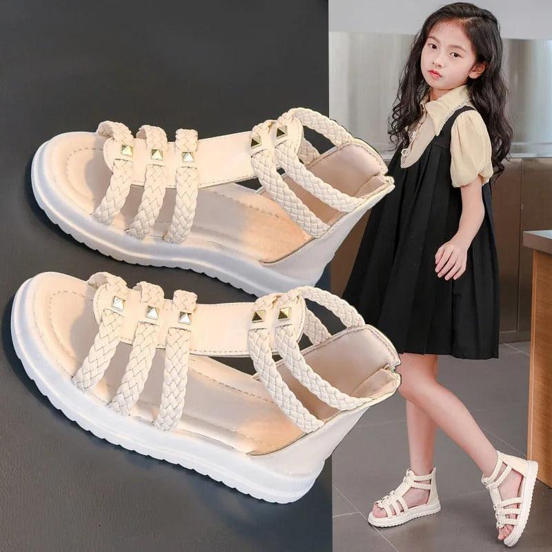 Comfy Top Roman Sandals-Children Pajamas