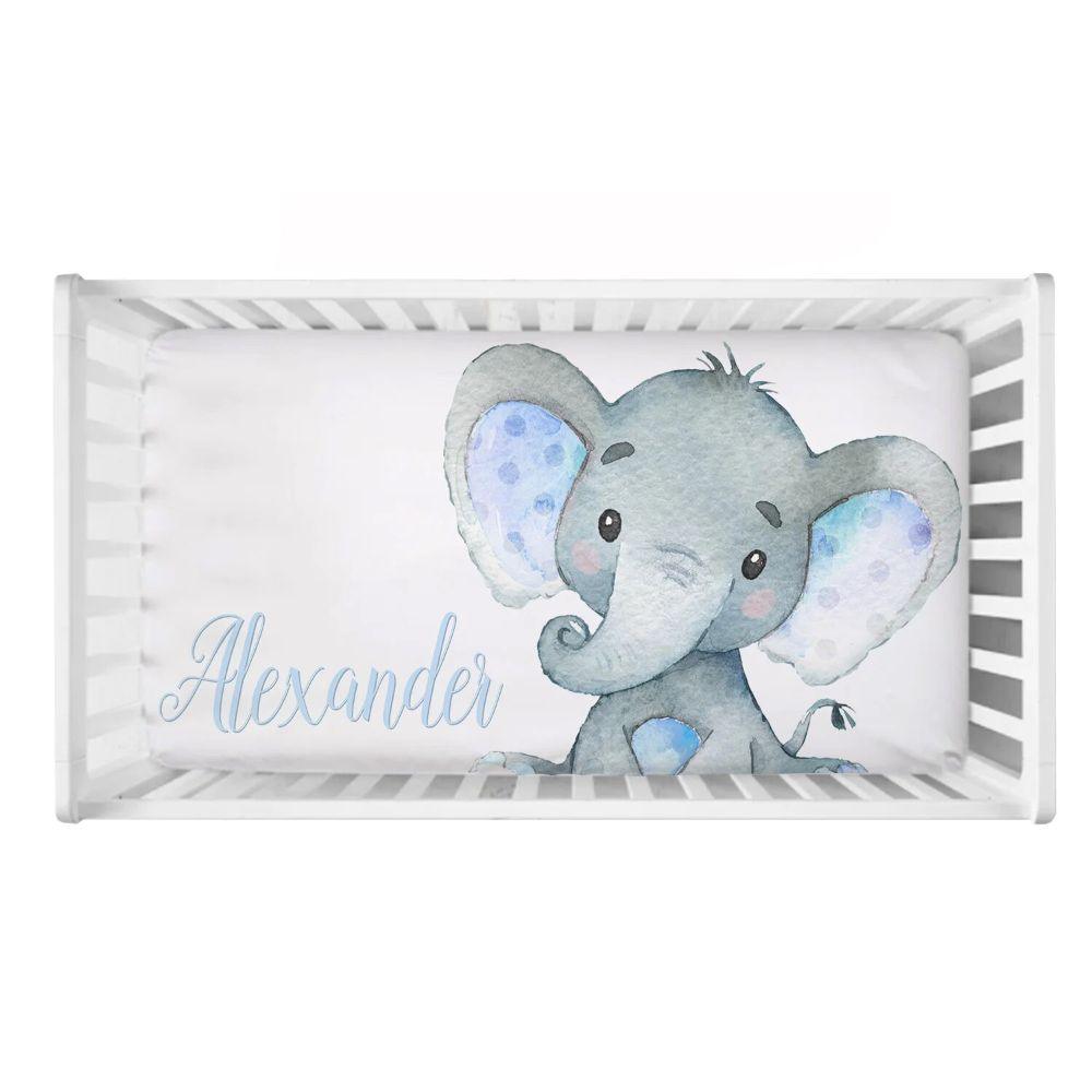 Personalized Elephant Bedding Set-Children Pajamas