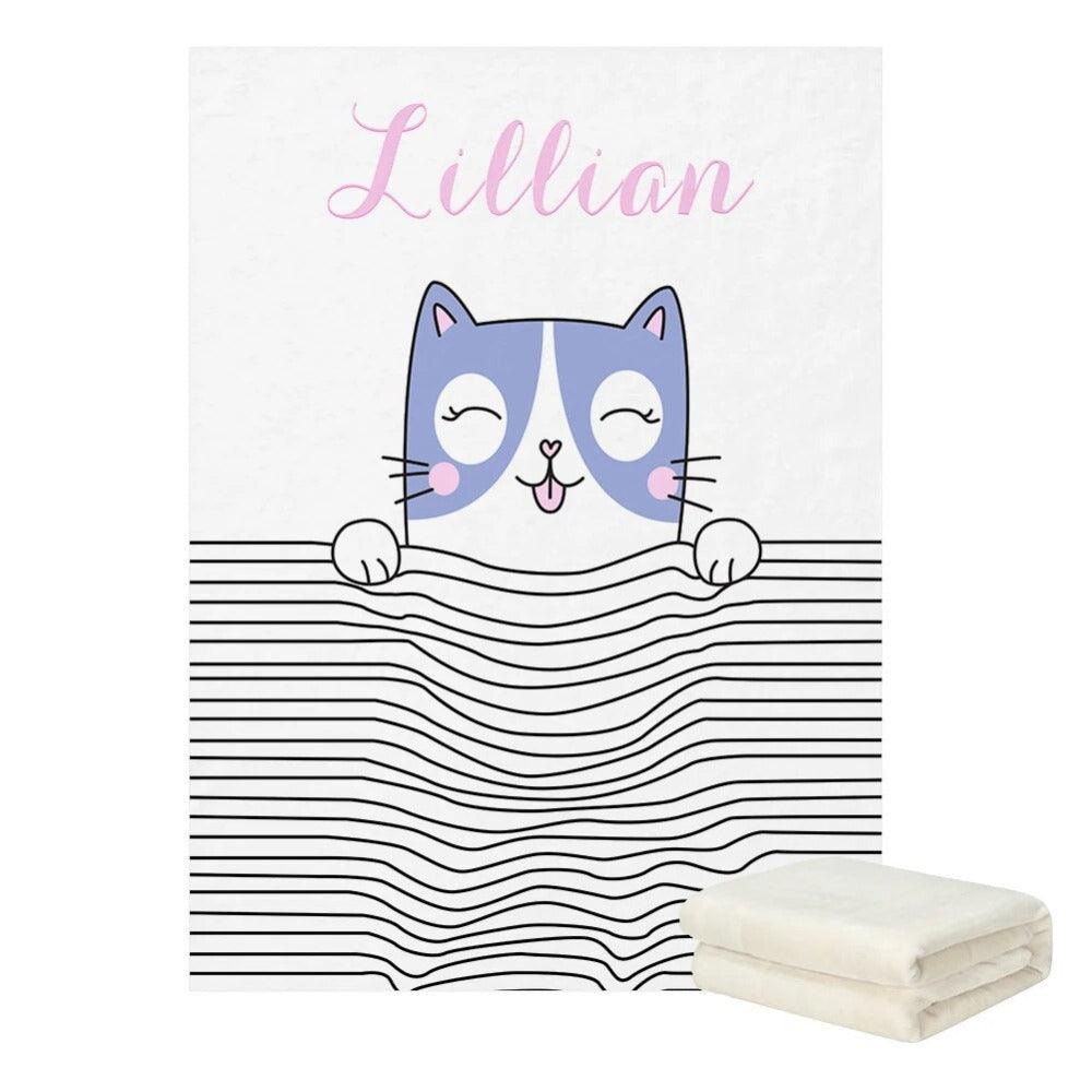 Custom Name Unicorn Blanket-Children Pajamas