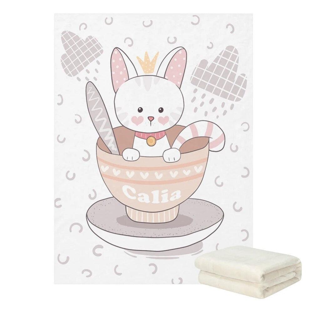 Custom Name Unicorn Blanket-Children Pajamas