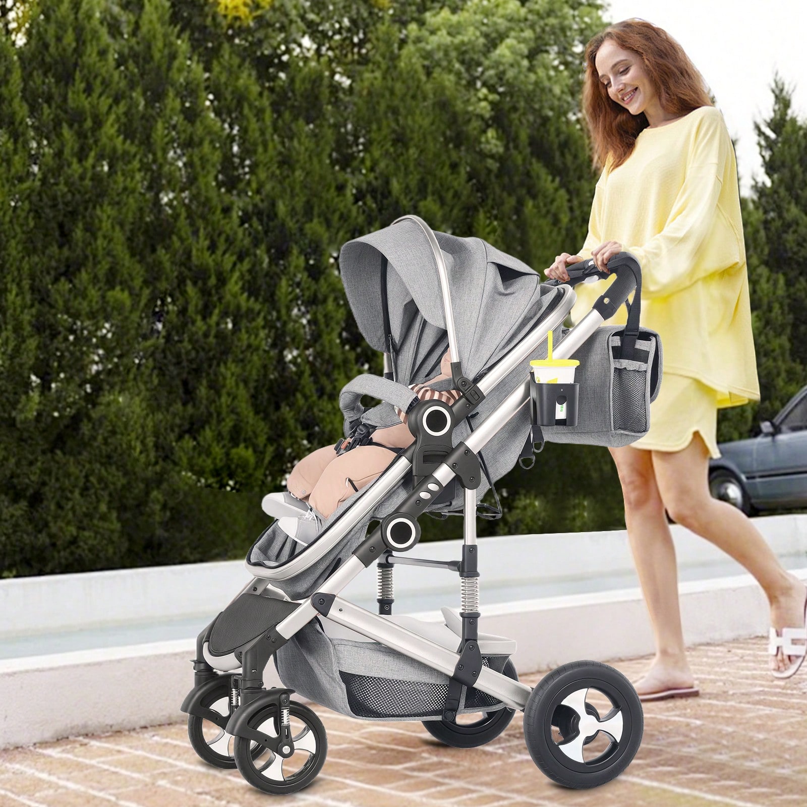 Todefull Dual Mode Reversible Bassinet Stroller