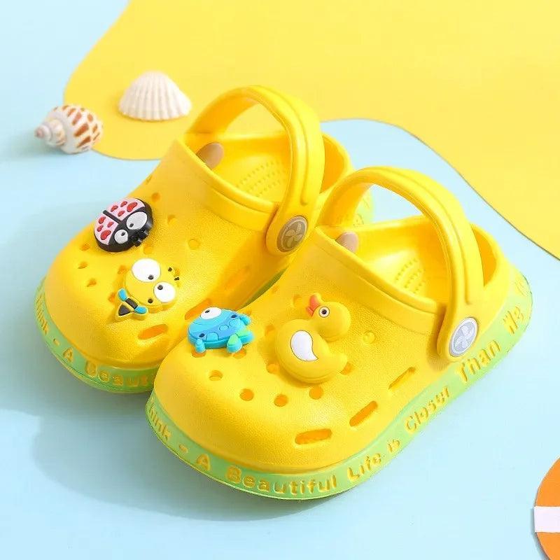 Cartoon Clogs for Kids – DIY EVA Foam Charm Sandals-Children Pajamas