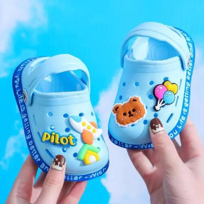 Cartoon Kids Clogs – Comfy & Colorful Footwear for Playful Adventures-Children Pajamas