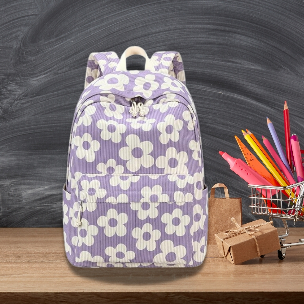 Elementary Corduroy Backpack