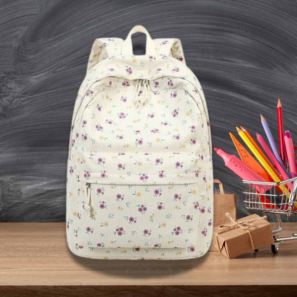 Elementary Corduroy Backpack