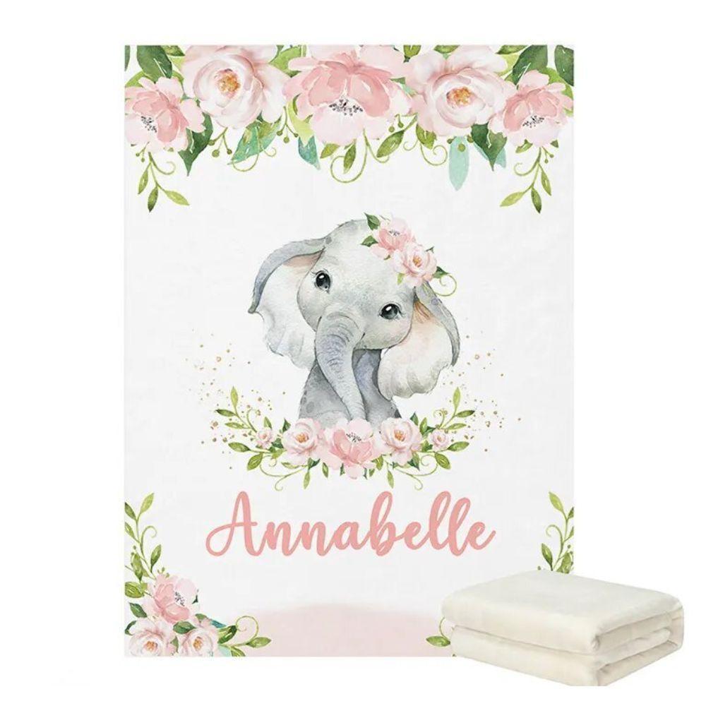 Custom Flower Elephant Crib Set-Children Pajamas