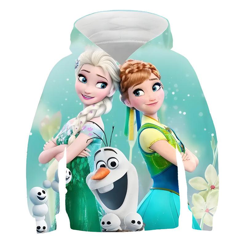 Animated Character Zip Hoodie - Comfortable and Fun Hoodie for Kids - Children Pajamas