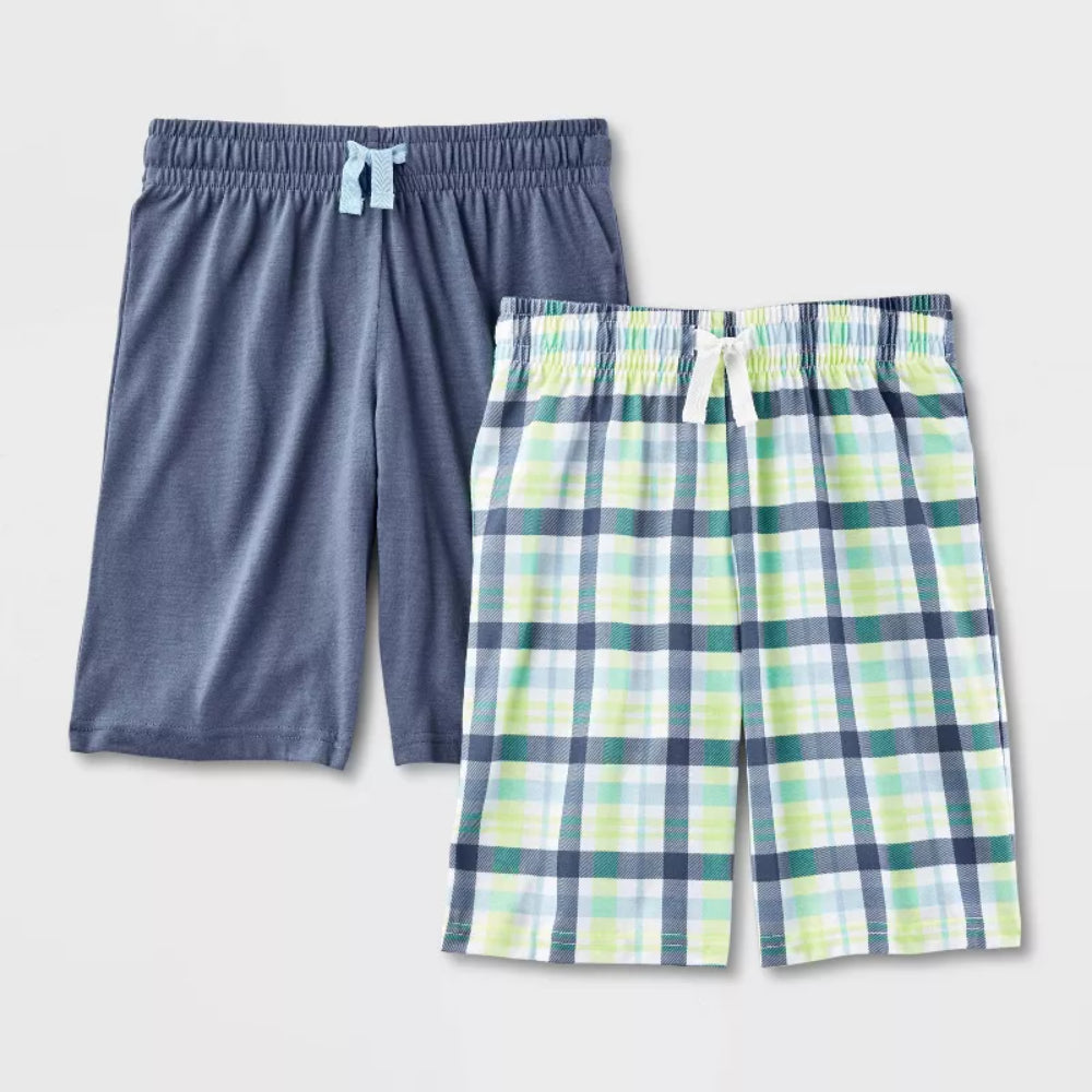 2 Pack Comfy Jersey Sleepwear And Pajama Shorts