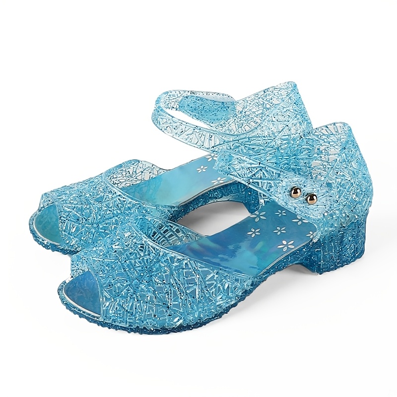 High Heels Sandal With Hook And Loop Closure For Girls