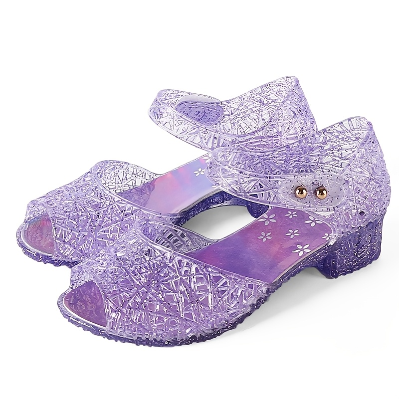 High Heels Sandal With Hook And Loop Closure For Girls