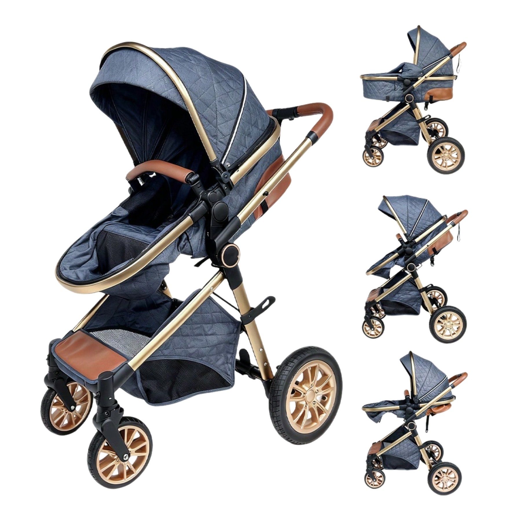 High Landscape Bidirectional Folding Travel Stroller