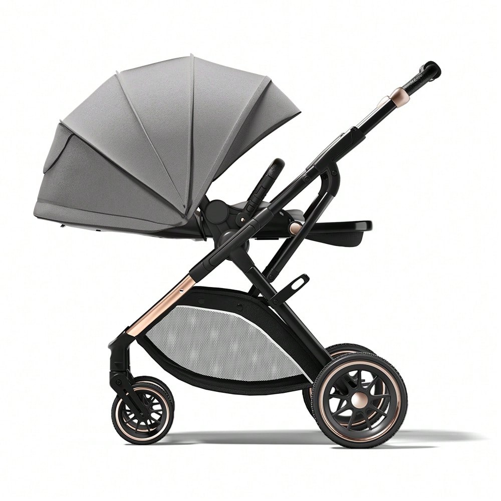 High Landscape Convertible Newborn Pushchair Stroller