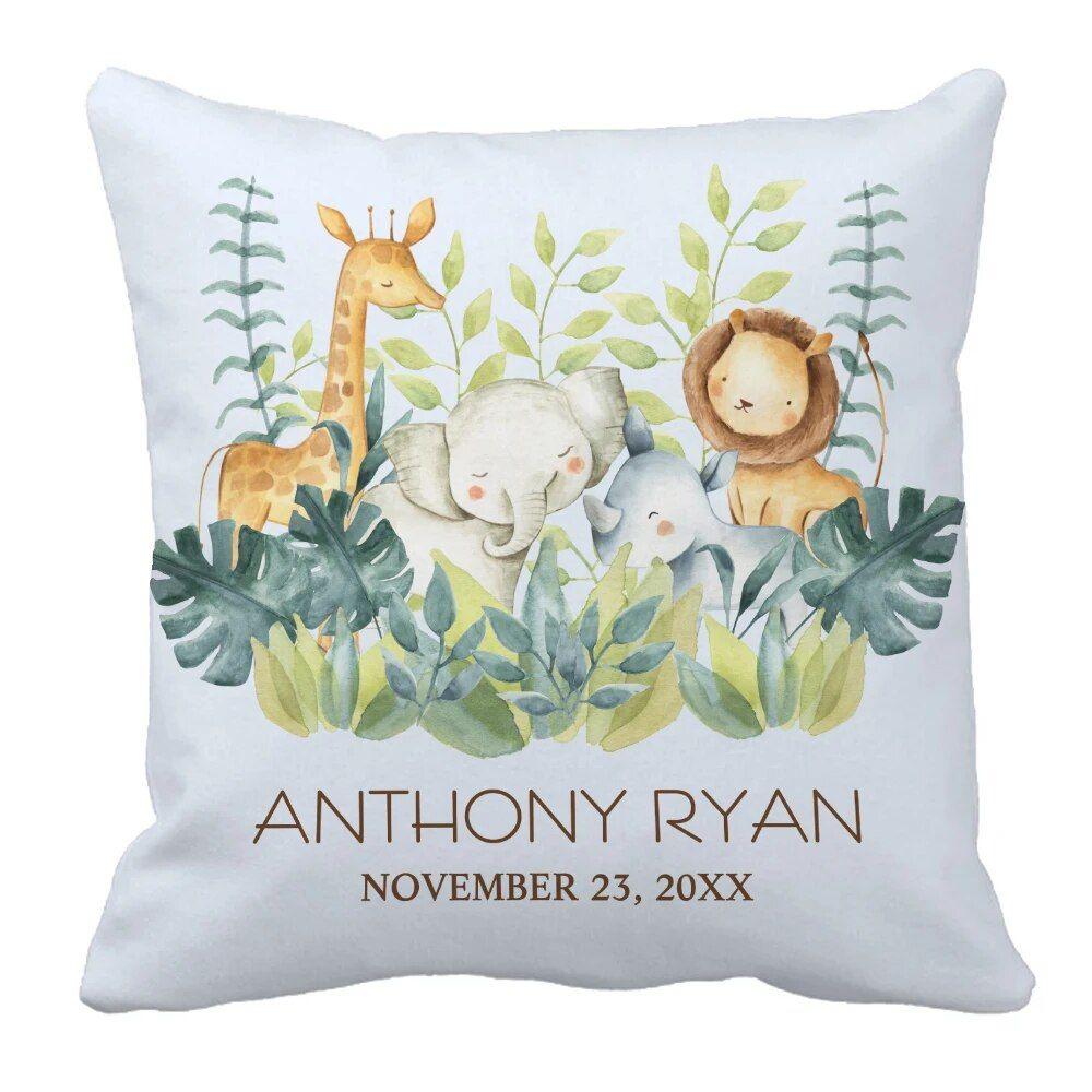 3 Piece Jungle Animals Bedding Set-Children Pajamas